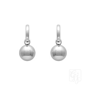 Sterling Silver Bally Dangling Earrings