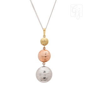 9K 3 Tone Pendant