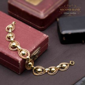 Vintage Bracelet, 9k Italian rose gold and yellow gold bracelet, Gillians Jewellery - Second hand jewellery, Vintage Jewellery, Antique Jewellery, Mourning Jewellery, Forest Hill, Melbourne
