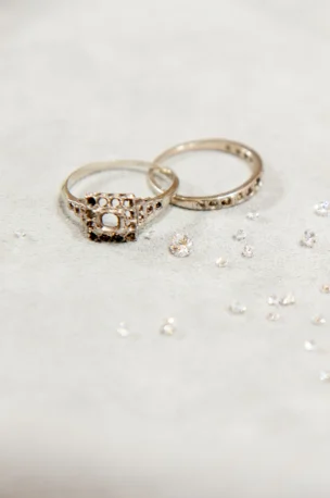 Jewellery Remodelling and Restoration Ideas & Guidelines | Transforming Timeless Treasures 1 Gillians Jewellery - Rings to Pendant, Original Rings with multiple diamonds, Jewellery Designer, Jewellery Remodelling in Forest Hill Chase, Melbourne, Eastern Suburbs